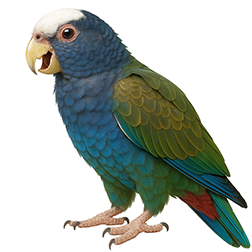 White-crowned Pionus